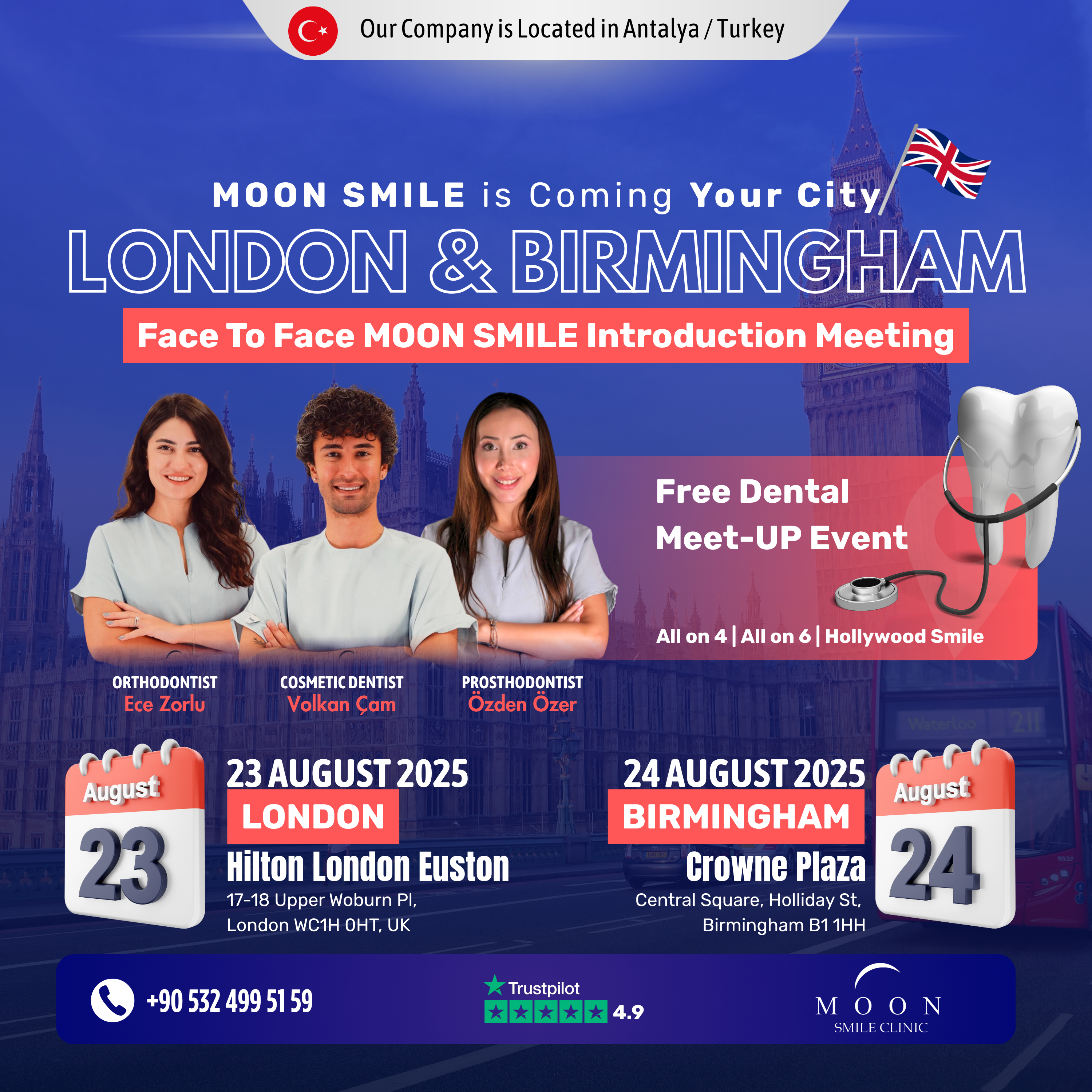 Moon Smile Clinic UK Tour: London & Birmingham Dental Meet-Up